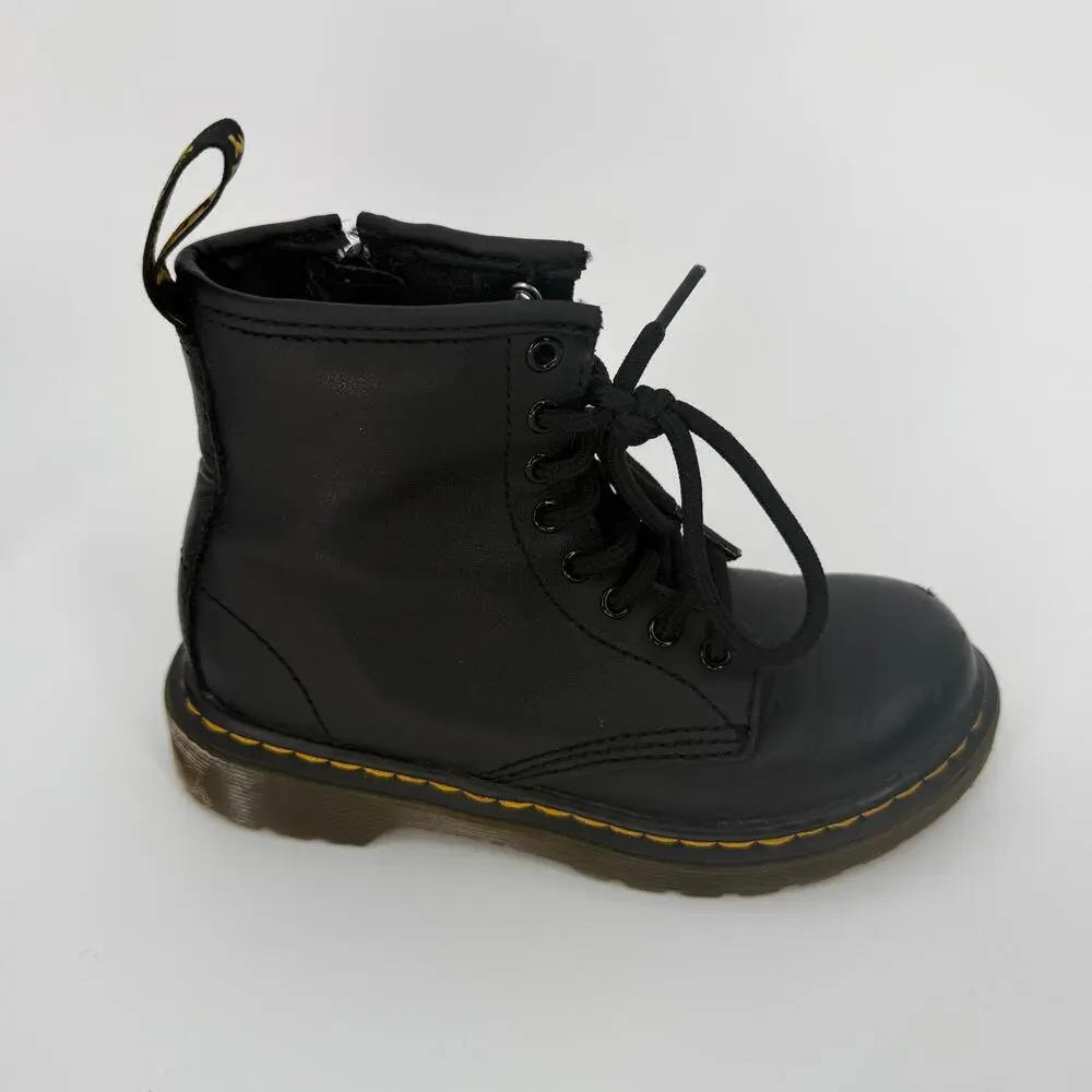 Dr. Martens AirWair Shoes‎ With Bouncing Soles Zipper Black Kids Size 12